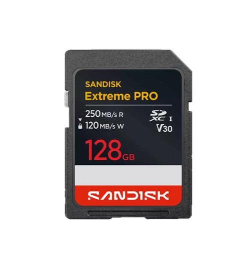 Sandisk SDXC Extreme Pro 128GB 250MB/s UHS-I SDCard